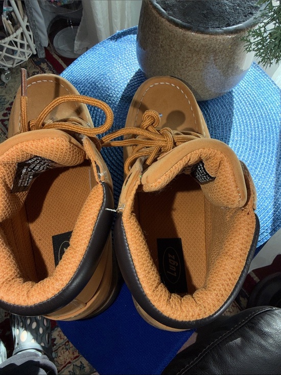 Lugz Wheat Suede Lace-Up Work Boots main image 10